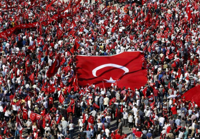 turkey ruling opposition parties rally together after coup
