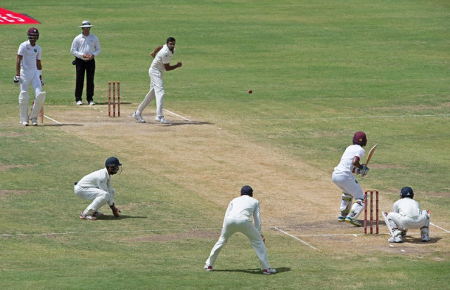 ravichandran ashwin bowls as west indies cricketer kraigg brathwaite bats at sir vivian richards stadium in st john 039 s antigua on july 23 2016 photo afp ravichandran ashwin bowls as west indies cricketer kraigg brathwaite bats at sir vivian richards stadium in st john 039 s antigua on july 23 2016 photo afp