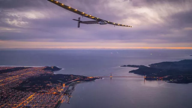 this handout photo taken on april 23 2016 shows quot solar impulse 2 quot a solar powered plane piloted by swiss adventurer bertrand piccard flying over the golden gate bridge in san francisco california photo afp this handout photo taken on april 23 2016 shows quot solar impulse 2 quot a solar powered plane piloted by swiss adventurer bertrand piccard flying over the golden gate bridge in san francisco california photo afp