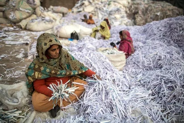 the plant would recycle one ton of paper per day photo reuters the plant would recycle one ton of paper per day photo reuters