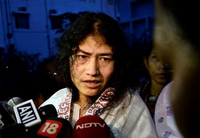 indian human rights activist irom sharmila speaks to the media outside a prison hospital in imphal august 20 2014 photo reuters indian human rights activist irom sharmila speaks to the media outside a prison hospital in imphal august 20 2014 photo reuters