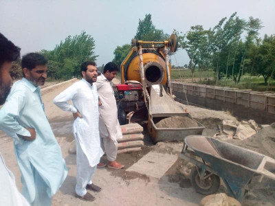 work on shabqadar bypass road halted after complaints work on shabqadar bypass road halted after complaints