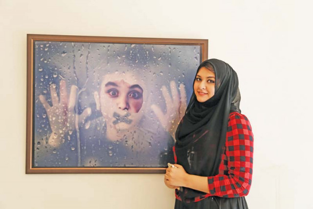 rida shah says some of her work is about social evils photo express rida shah says some of her work is about social evils photo express