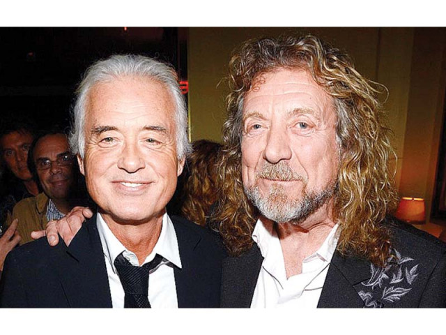 robert plant and jimmy page have both testified against plagiarising stairway to heaven photo file