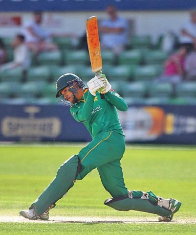 jaahid ali amassed 180 runs in just two matches at an average of 90 00 as he scored a century and a half century in the odi tri series photo courtesy getty images