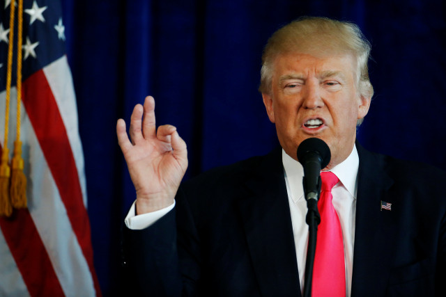 us republican presidential nominee donald trump speaks at a campaign event at trump doral golf course in miami florida us july 27 2016 photo afp
