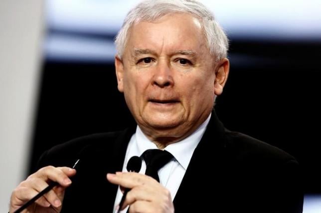 jaroslaw kaczynski leader of ruling party law and justice attends a news conference about brexit in party headquarters in warsaw poland photo reuters