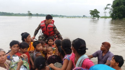 nepal india floods leave more than 90 dead