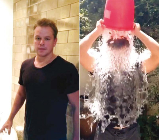 actor matt damon took the challenge with toilet water to save clean water photo file actor matt damon took the challenge with toilet water to save clean water photo file