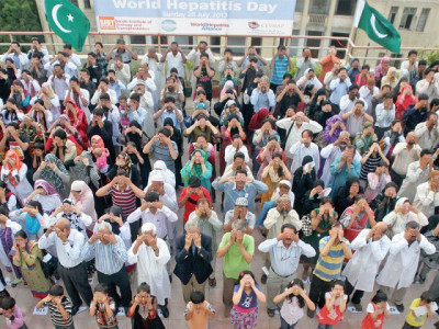 world hepatitis day 900 people avail free screening vaccination facilities at siut