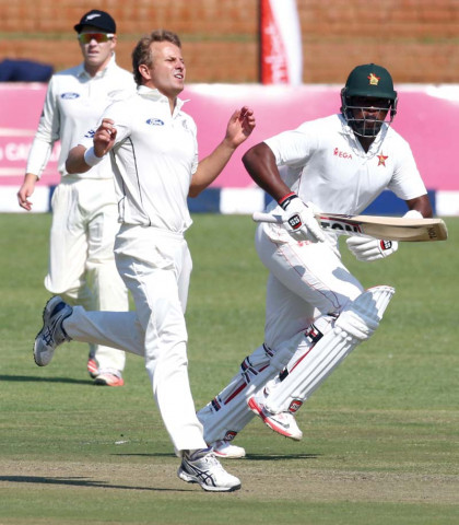 zimbabwe had no answer for wagner s short pitched deliveries on a relatively docile batting track photo afp zimbabwe had no answer for wagner s short pitched deliveries on a relatively docile batting track photo afp