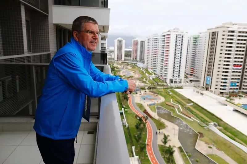 international olympic committee ioc president thomas bach moves into the olympic village in rio de janeiro brazil on july 28 2016 photo afp international olympic committee ioc president thomas bach moves into the olympic village in rio de janeiro brazil on july 28 2016 photo afp