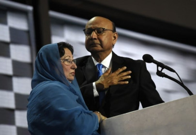 you have sacrificed nothing and no one father of pakistani american war hero to trump