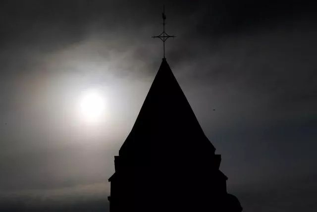 a view shows the bell tower of the church in saint etienne du rouvray near rouen in normandy france photo reuters a view shows the bell tower of the church in saint etienne du rouvray near rouen in normandy france photo reuters