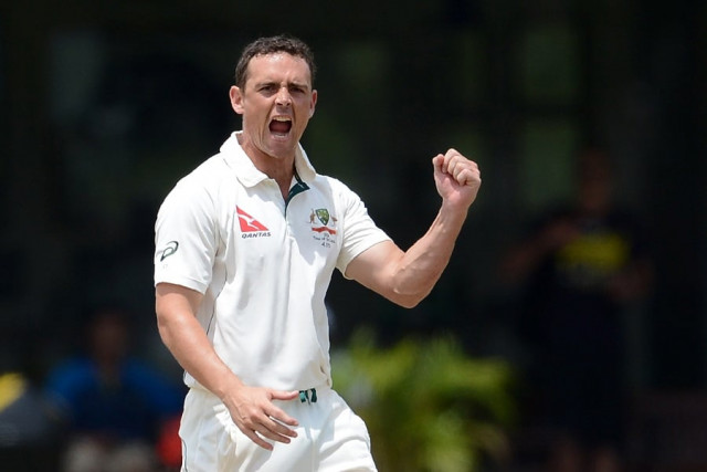 o 039 keefe celebrates after he dismissed asela gunaratne at the p sara oval cricket stadium in colombo on july 20 2016 photo afp o 039 keefe celebrates after he dismissed asela gunaratne at the p sara oval cricket stadium in colombo on july 20 2016 photo afp