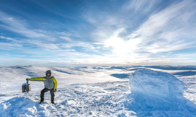 a climber takes in the view from the summit of halti photo guardian alamy stock photo a climber takes in the view from the summit of halti photo guardian alamy stock photo
