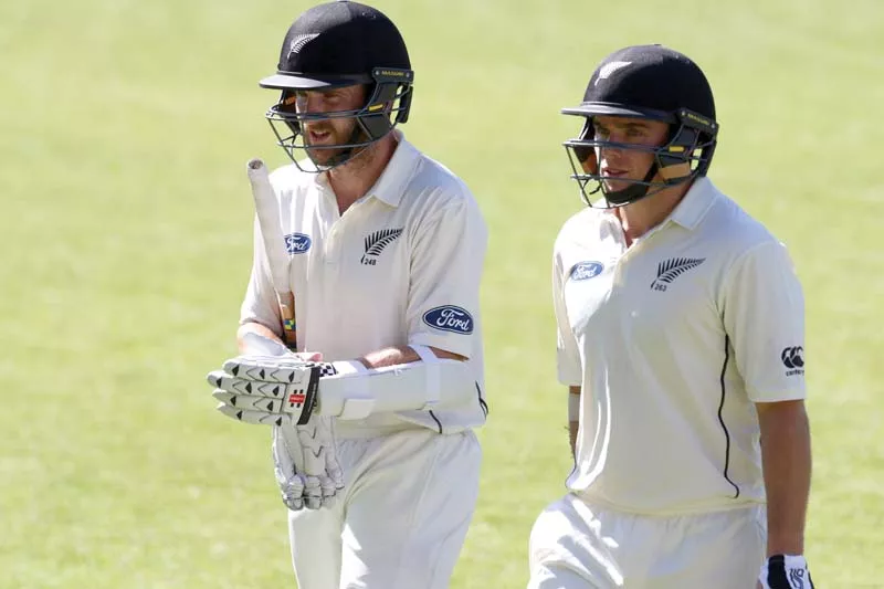 latham and williamson s 156 run stand on day two left zimbabwe with a mountain to climb in the test photo afp