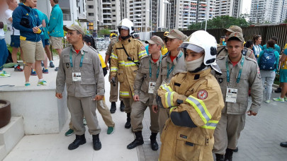 small olympic village fire forces australia evacuation small olympic village fire forces australia evacuation