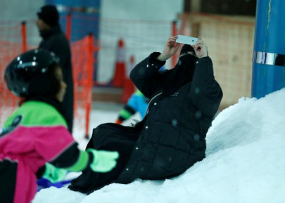 snow city the new hot ticket in the saudi capital