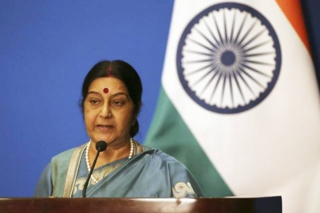 indian foreign minister sushma swaraj attends a news conference after the 13th russia india china foreign ministers 039 meeting at diaoyutai state guesthouse in beijing february 2 2015 photo reuters indian foreign minister sushma swaraj attends a news conference after the 13th russia india china foreign ministers 039 meeting at diaoyutai state guesthouse in beijing february 2 2015 photo reuters
