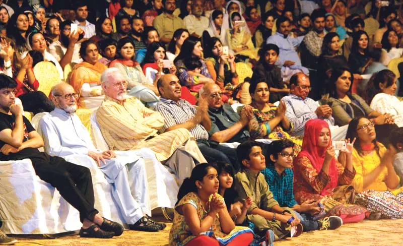 the crowd enjoys a performance by the sketches band in a concert at lok virsa held on saturday photos express the crowd enjoys a performance by the sketches band in a concert at lok virsa held on saturday photos express