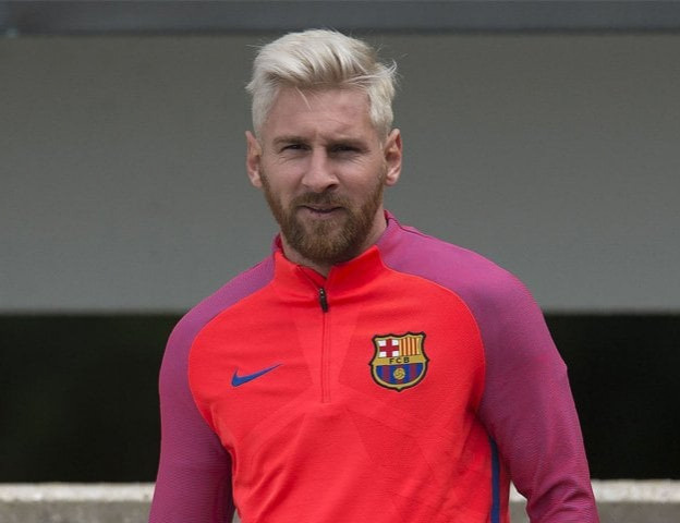 lionel messi takes part in a team training session at st george 039 s park near burton on trent england on july 26 2016 photo afp