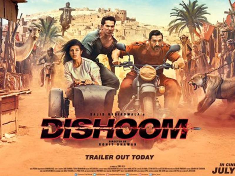 dishoom released in theatres across the world on friday photo file