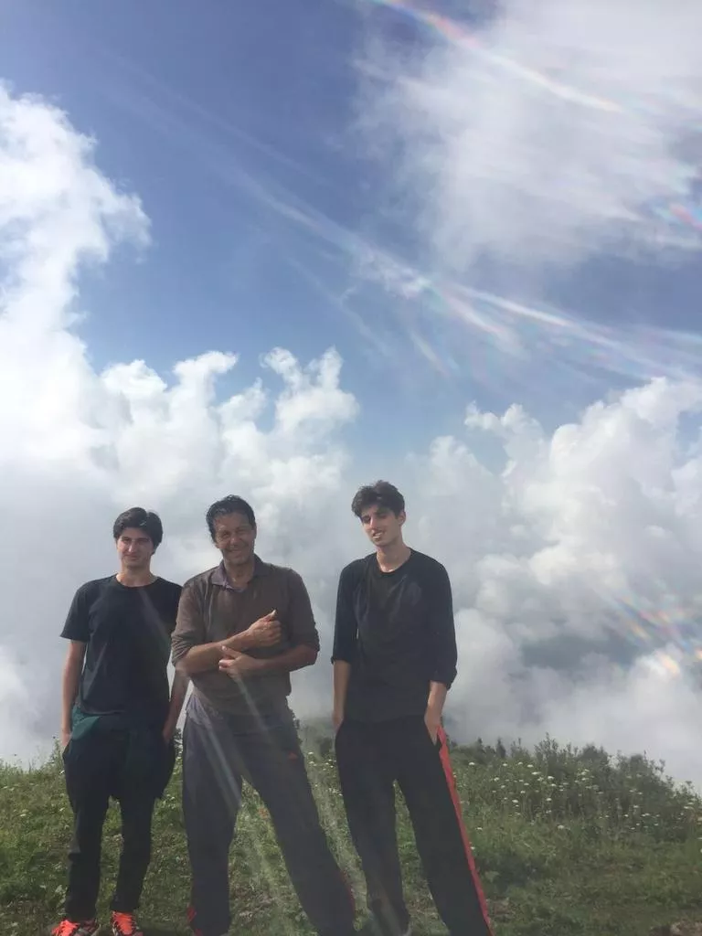 imran khan with his sons at galliat photo twitter imrankhanpti imran khan with his sons at galliat photo twitter imrankhanpti