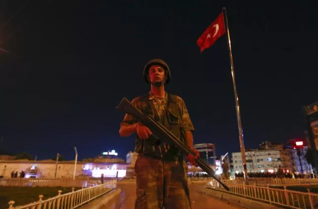 a turkish military stands guard near the taksim square in istanbul turkey photo reuters a turkish military stands guard near the taksim square in istanbul turkey photo reuters