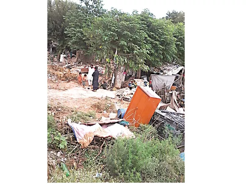 the remains of a mud house in the slum photo shahzad anwar express the remains of a mud house in the slum photo shahzad anwar express