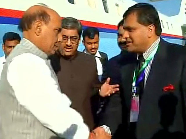 rajnath singh arrives in islamabad photo courtesy ani rajnath singh arrives in islamabad photo courtesy ani