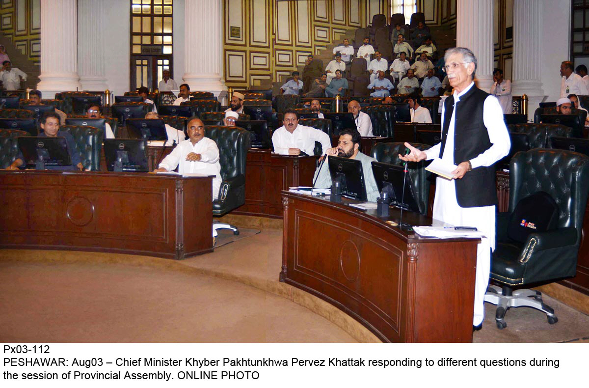 khattak said ongoing schemes were removed from the ambit of this law as enquiries and investigations were tantamount to hurdles in the execution of such projects and their timely conclusion photo online