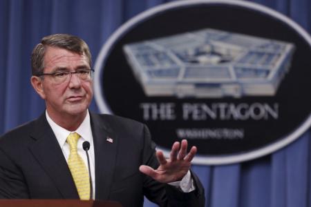 us defense secretary ash carter holds a news conference at the pentagon in arlington virginia august 20 2015 photo reuters