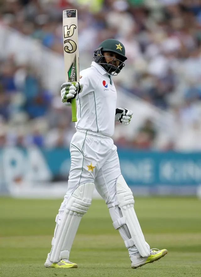 azhar ali celebrates his 10th test hundred photo reuters azhar ali celebrates his 10th test hundred photo reuters
