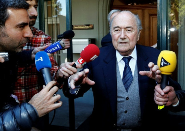 former fifa president sepp blatter leaves the court of arbitration for sport cas where he was cited as a witness in an appeal of uefa president michel platini against fifa 039 s ethics committee 039 s ban in lausanne switzerland april 29 2016 photo reuters former fifa president sepp blatter leaves the court of arbitration for sport cas where he was cited as a witness in an appeal of uefa president michel platini against fifa 039 s ethics committee 039 s ban in lausanne switzerland april 29 2016 photo reuters