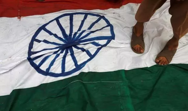 supporters of jamaat ud dawa jud chant anti india slogans and step on a flag during a protest against the visit of indian interior minister rajnath singh during a demonstration in karachi pakistan august 3 2016 photo reuters supporters of jamaat ud dawa jud chant anti india slogans and step on a flag during a protest against the visit of indian interior minister rajnath singh during a demonstration in karachi pakistan august 3 2016 photo reuters