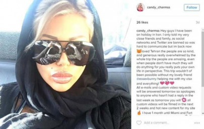 british porn star risks death penalty for nose job in iran