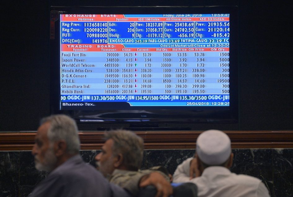 benchmark kse 100 index falls 56 49 points