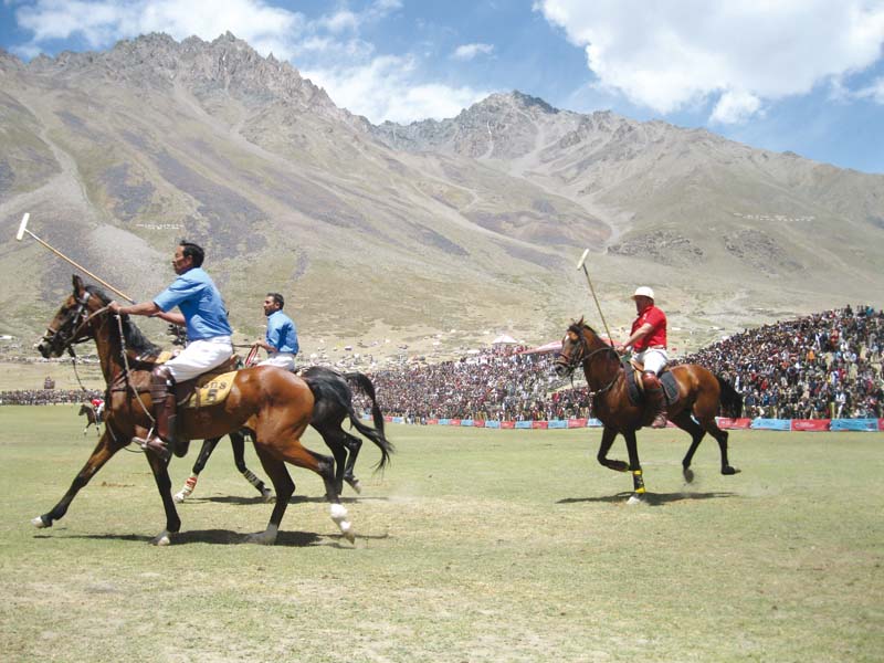 played against a backdrop of fields and mountains the shandur polo festival offers more than just a polo competition to the spectators photo courtesy abdur razzaq