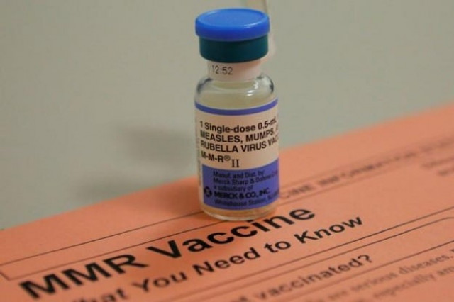 a vial of measles mumps and rubella vaccine photo reuters a vial of measles mumps and rubella vaccine photo reuters