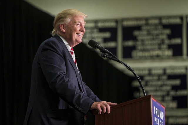 republican presidential candidate donald trump speaks during a rally at windham high school photo afp republican presidential candidate donald trump speaks during a rally at windham high school photo afp