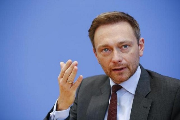 christian lindner chairman of the liberal free democratic party fdp addresses the media in berlin germany photo reuters