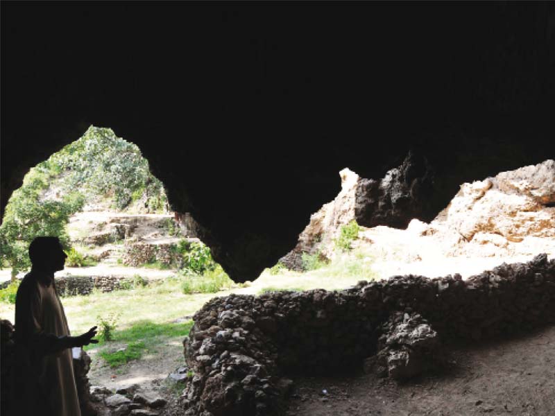 literal escapism shah allah ditta caves a window into the past