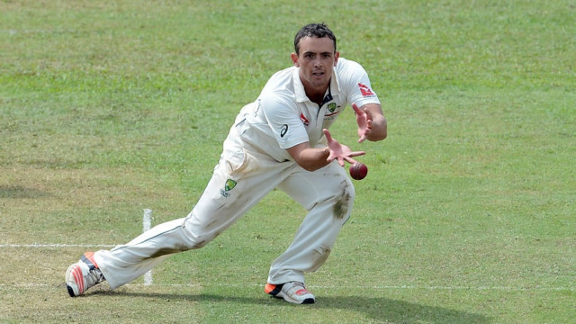 steve o 039 keefe takes a catch to dismiss chaturanga de silva at the p sara oval cricket stadium in colombo on july 18 2016 photo afp steve o 039 keefe takes a catch to dismiss chaturanga de silva at the p sara oval cricket stadium in colombo on july 18 2016 photo afp