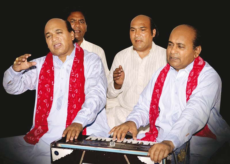 the brothers have been associated with qawwali for almost five decades photo file