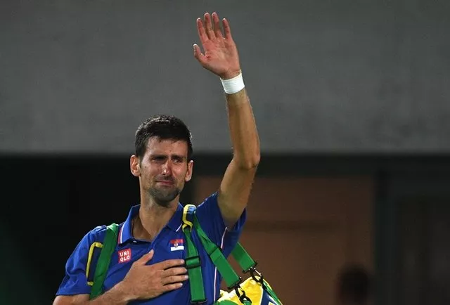 novak djokovic waves to the crowd with tears in his eyes after losing to juan martin del potro at the olympic tennis centre in rio de janeiro on august 7 2016 photo afp novak djokovic waves to the crowd with tears in his eyes after losing to juan martin del potro at the olympic tennis centre in rio de janeiro on august 7 2016 photo afp