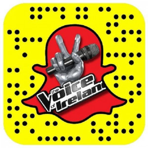 television show the voice being tuned for snapchat