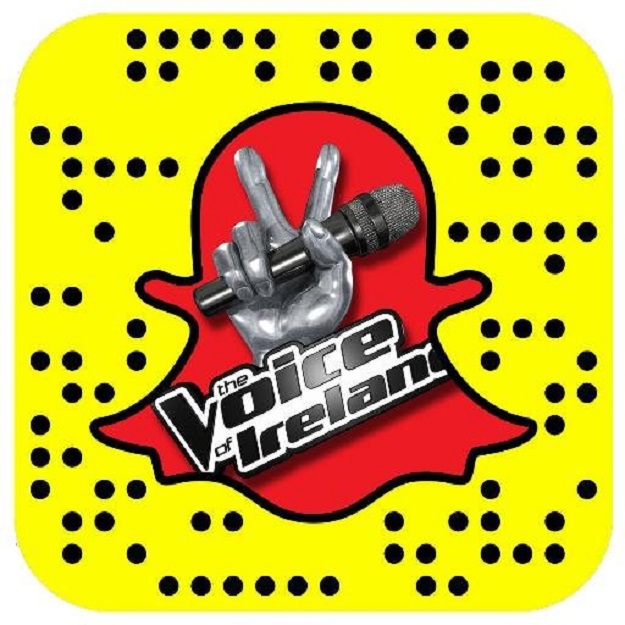 television show the voice being tuned for snapchat