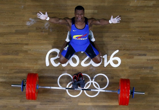 oscar figueroa reacts after winning the gold medal photo reuters