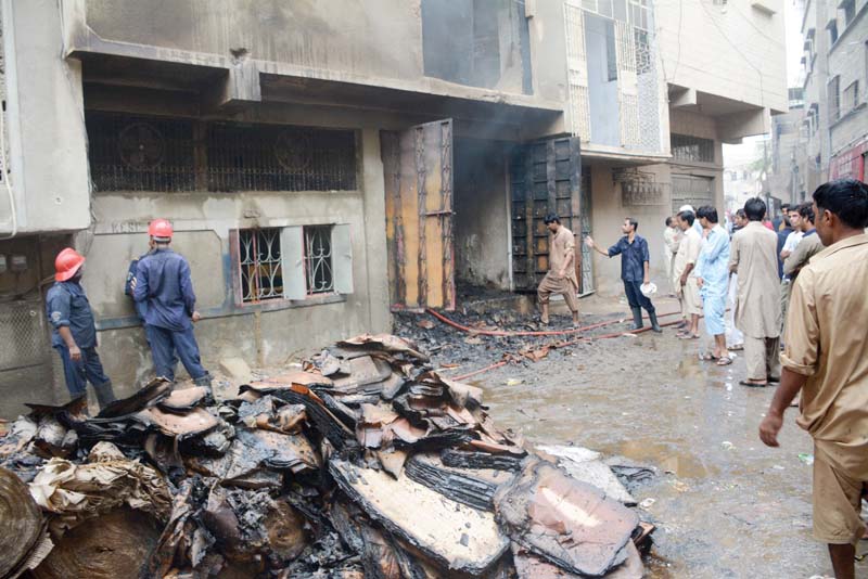 the firemen were able to control the fire after hectic efforts of at least four hours photo rashid ajmeri express